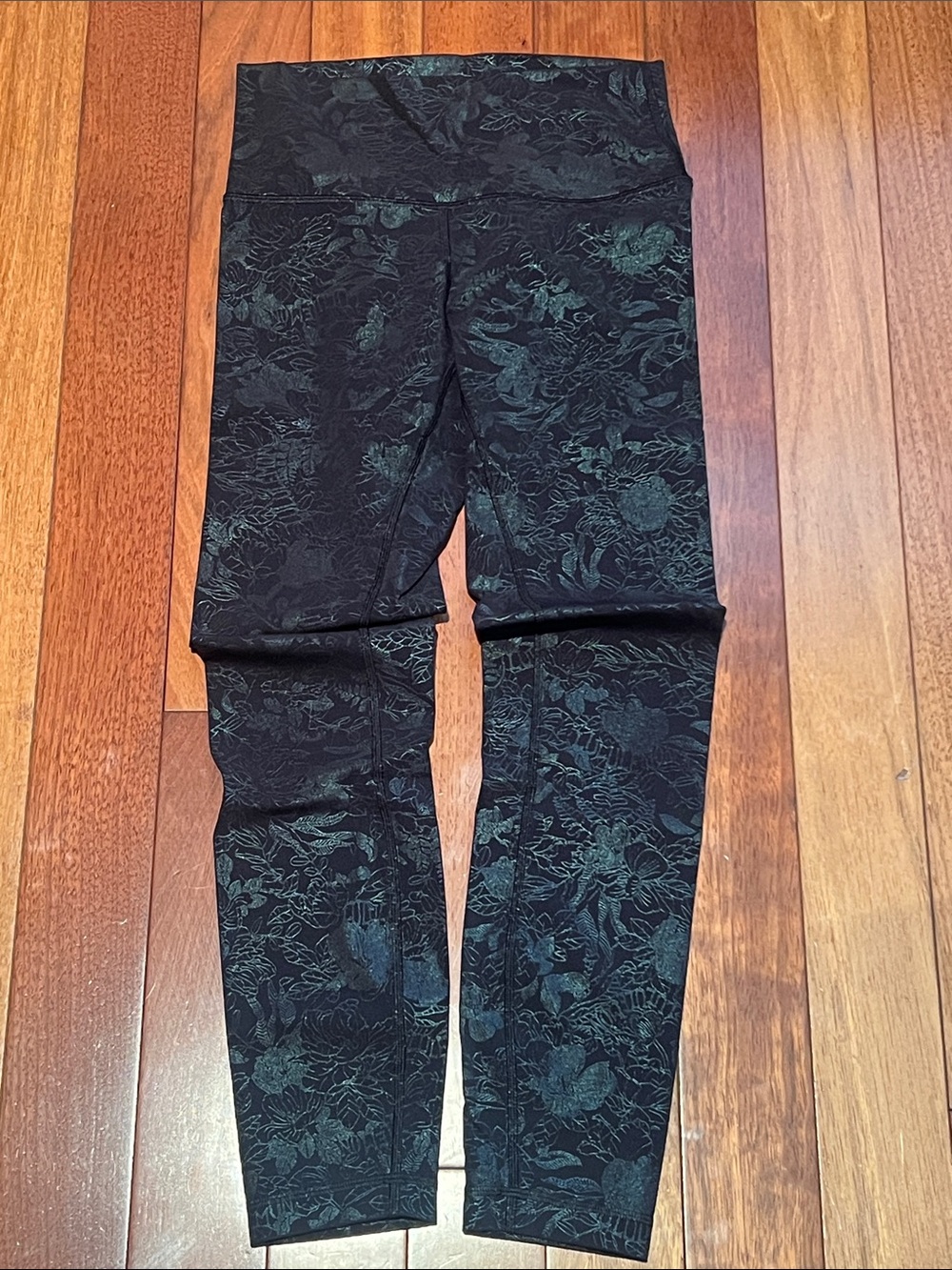 Lululemon Wunder Under High-Rise Tight 25" - Teal & Black Iridescent
